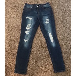 Charlotte Russe boyfriend skinny jeans size 10